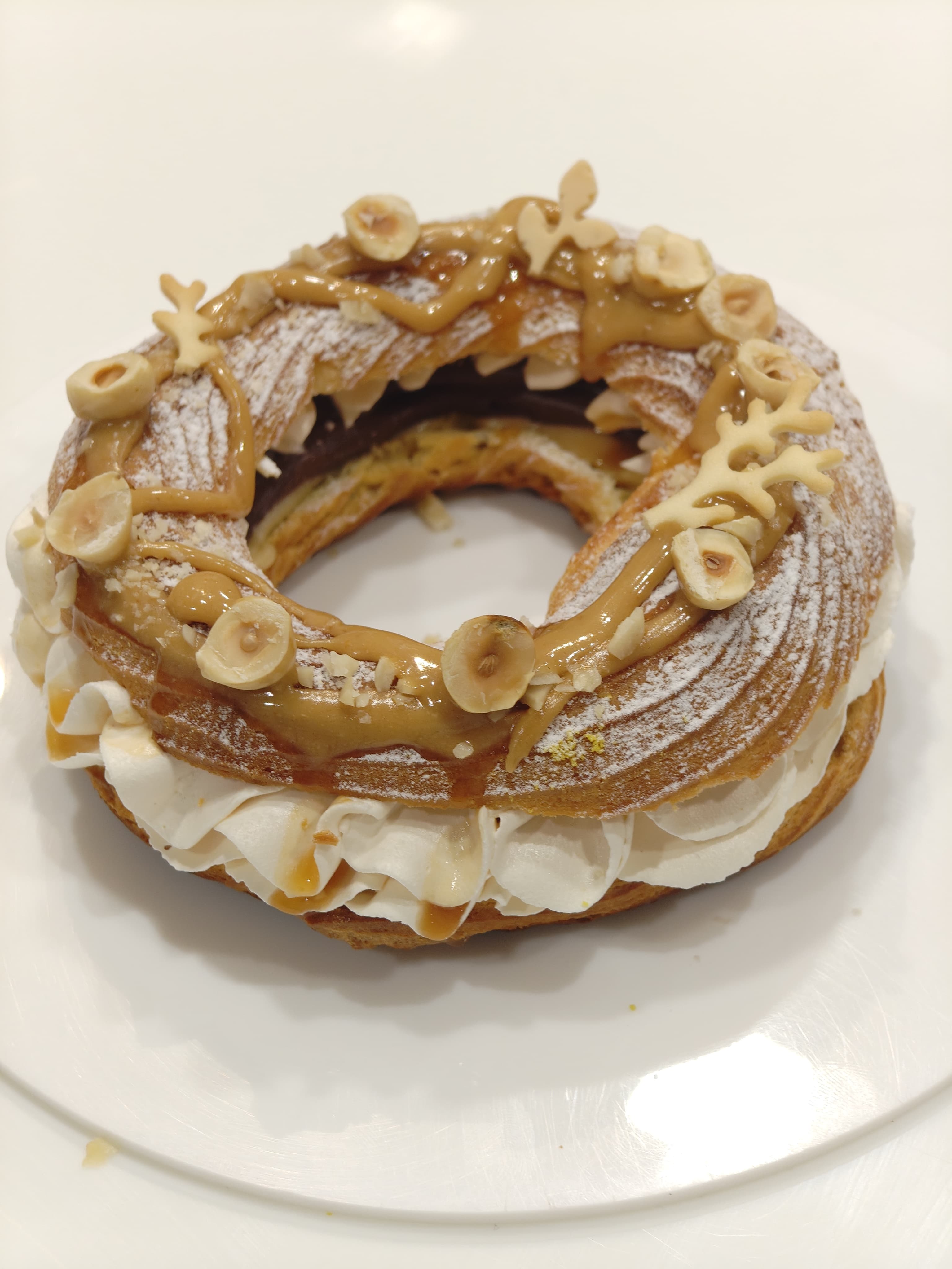 Hazelnut Paris Brest desserts